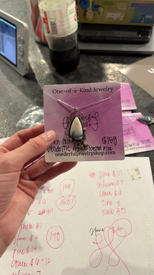 Dendritic Agate +Pine  #1