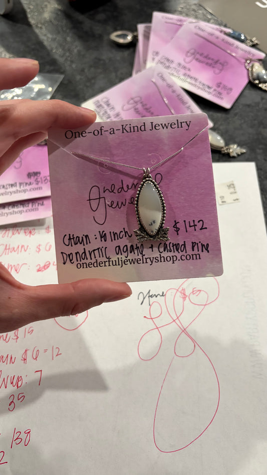 Dendritic Agate +Pine #2