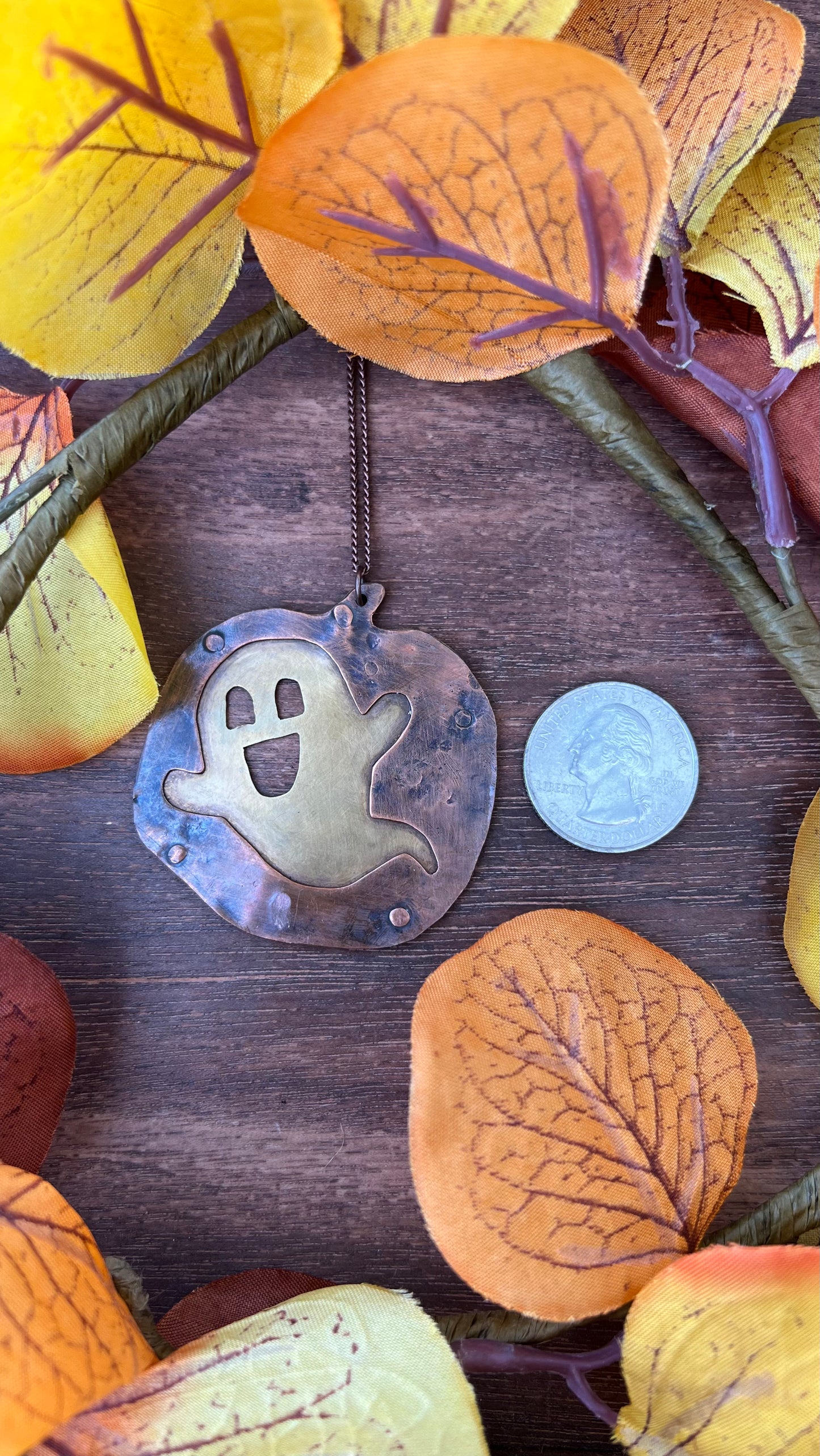 Ghost Pumpkin #1 Pendant