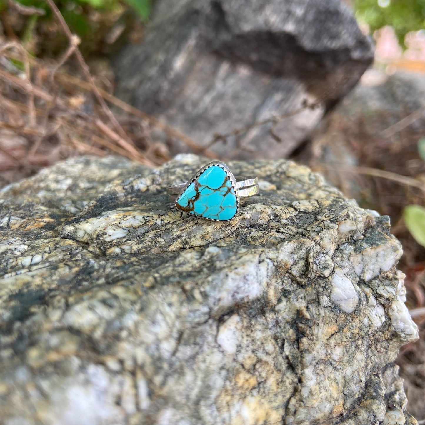 Triangle Turquoise Ring