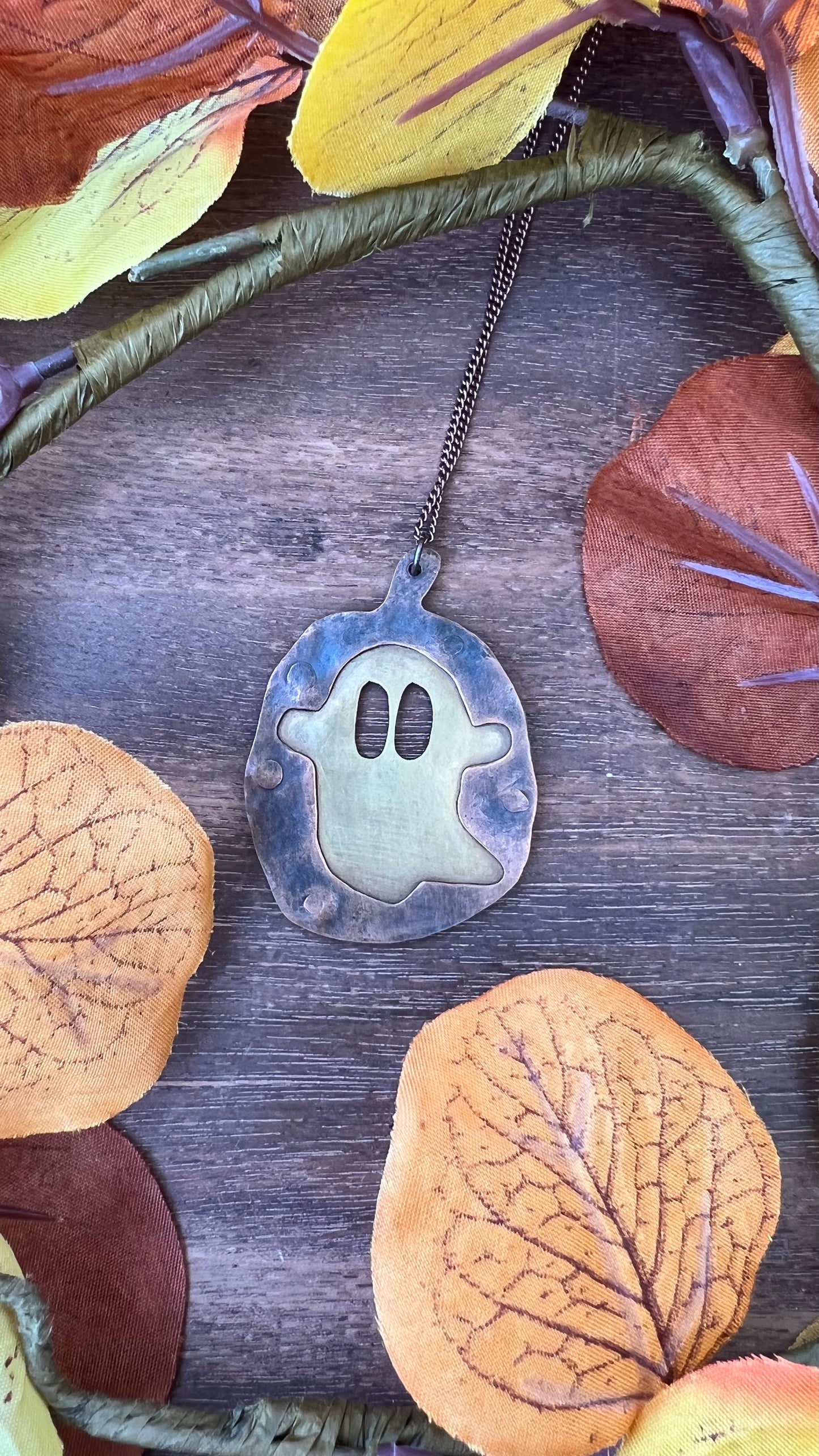 Ghost Pumpkin #4 Pendant