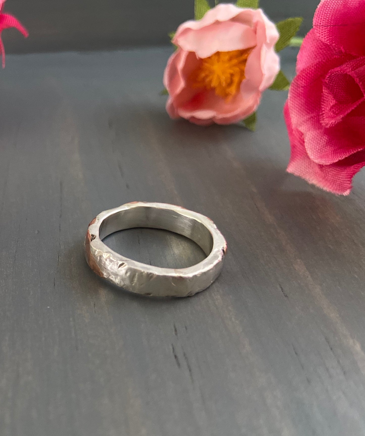 Copper + Silver Inaly Ring is {Size 5.5}