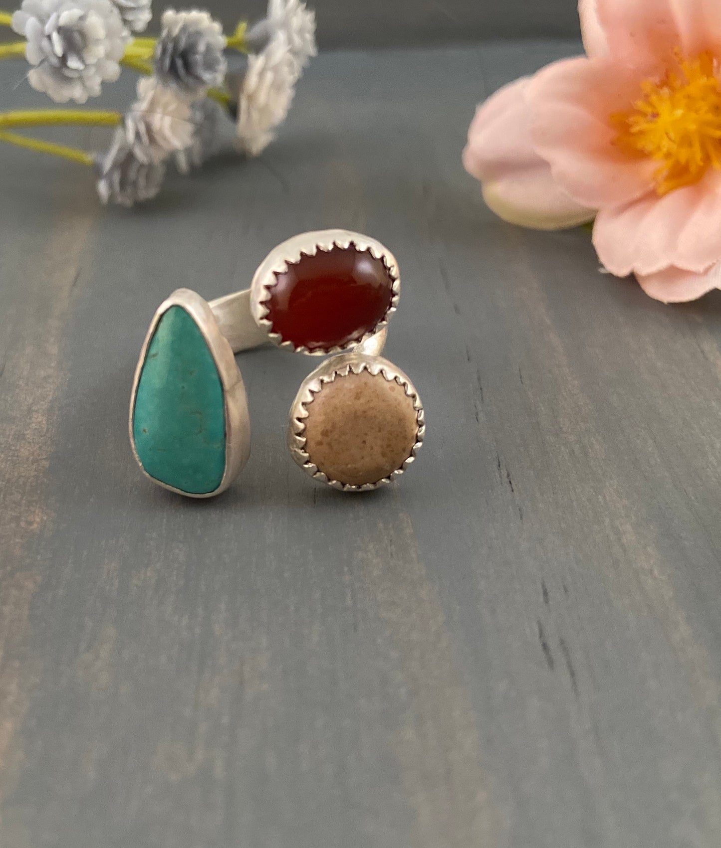 Turquoise Multi-Stone Ring