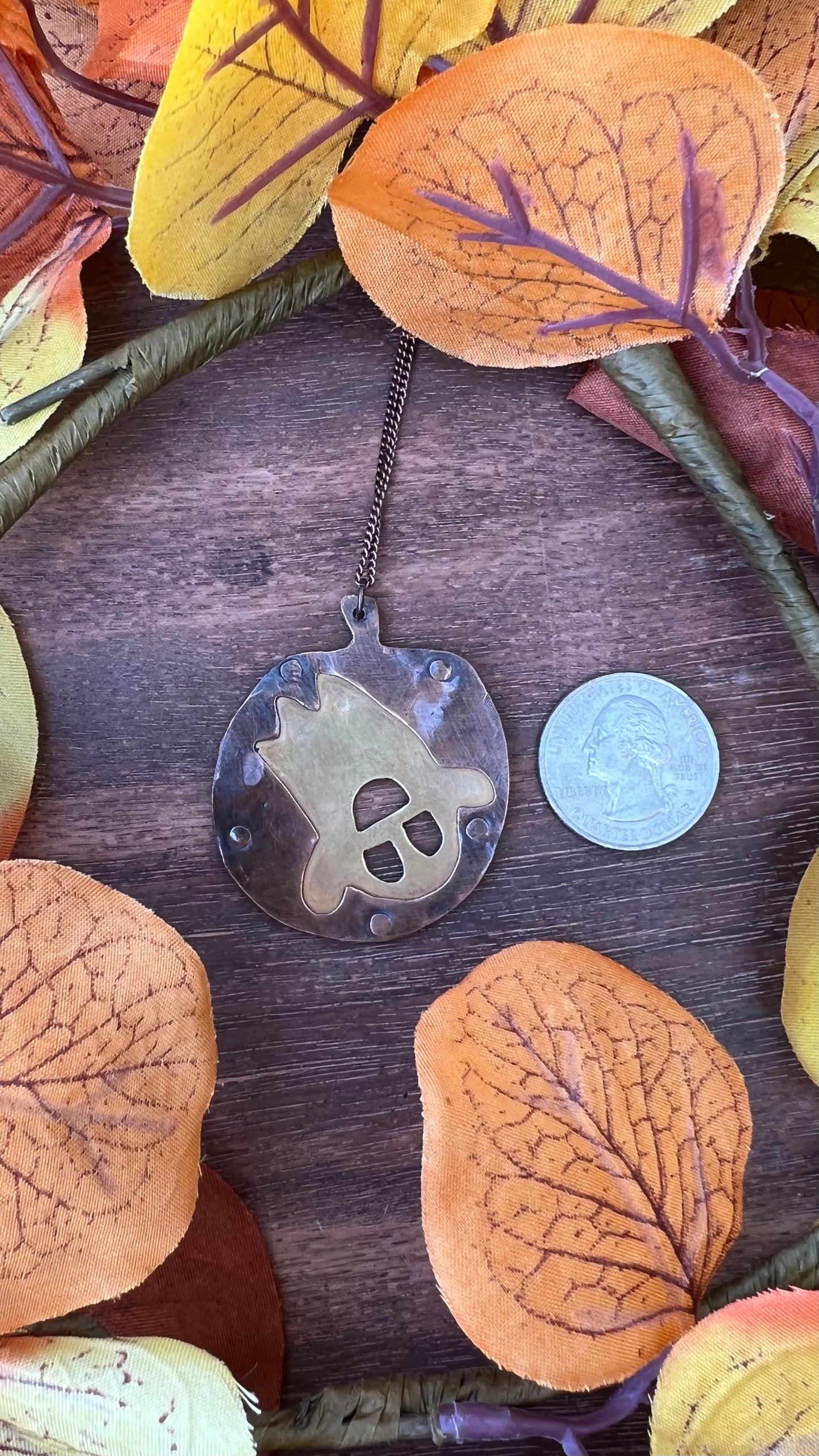 Ghost Pumpkin #3 Pendant