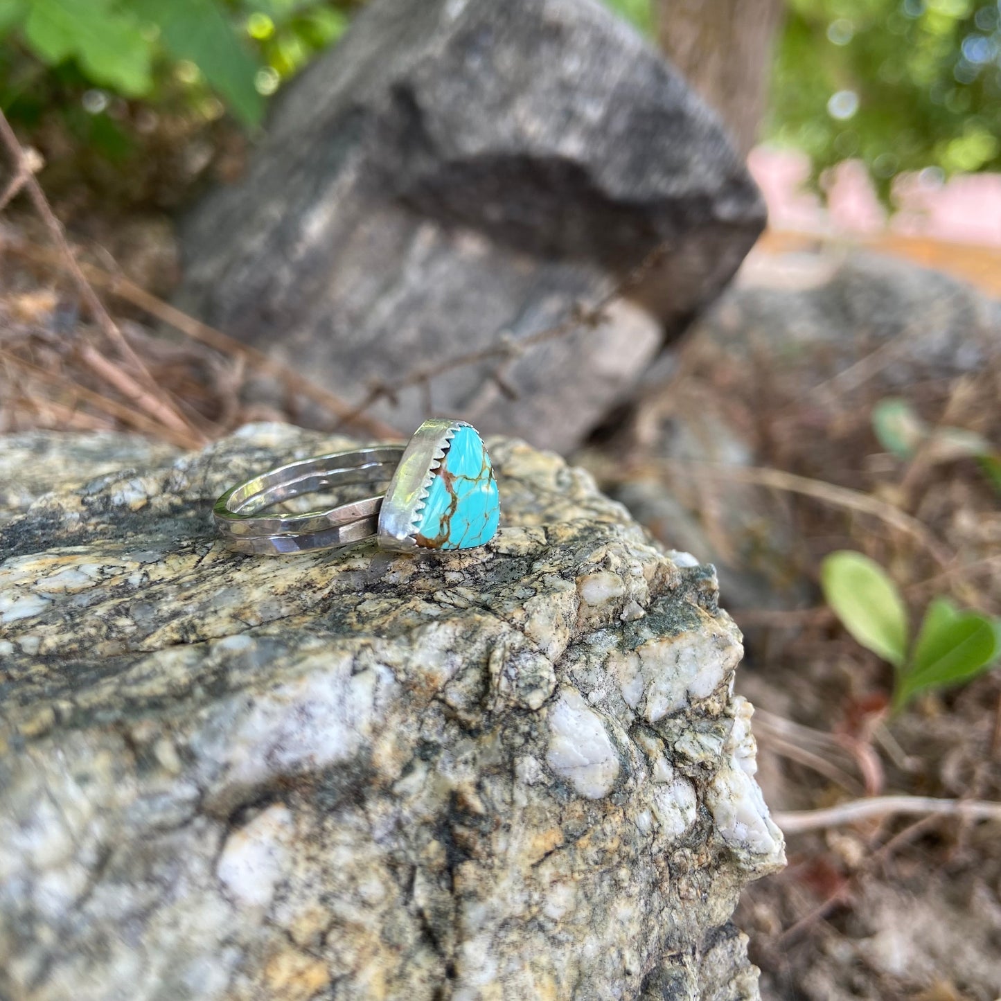 Triangle Turquoise Ring