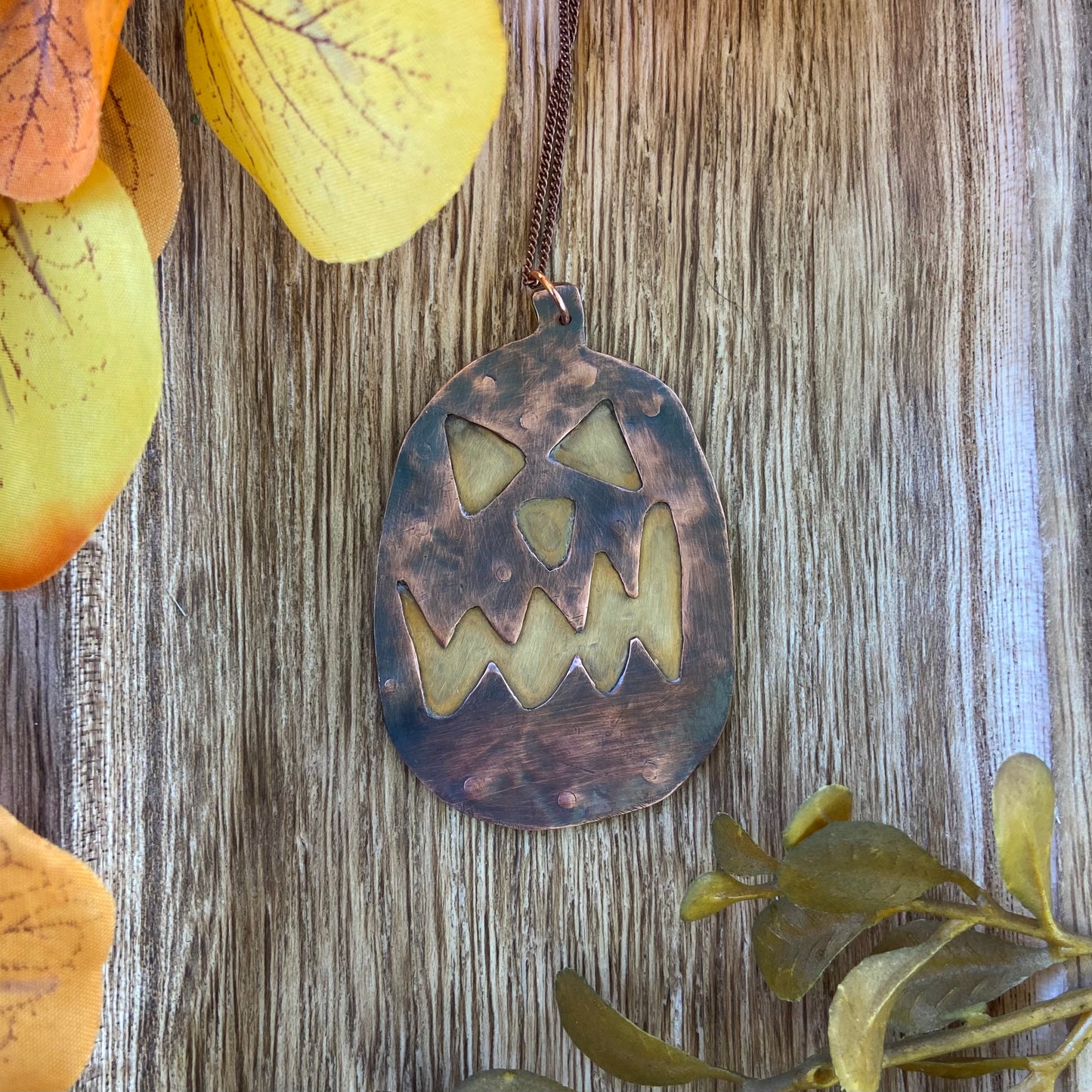 Copper + Brass Jack-o-Lantern #2