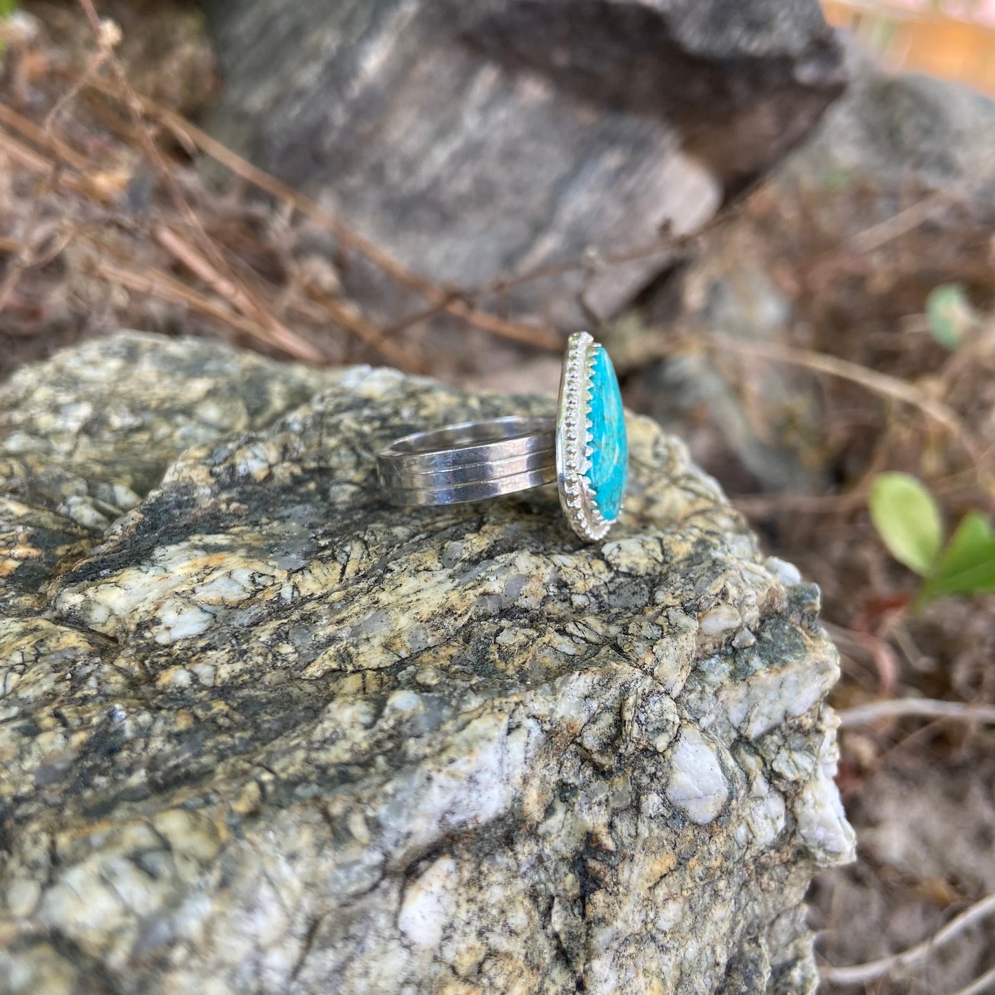 Teardrop Turquoise Ring