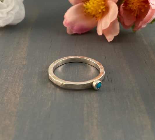 Dainty Turquoise Ring {Size 8.5}