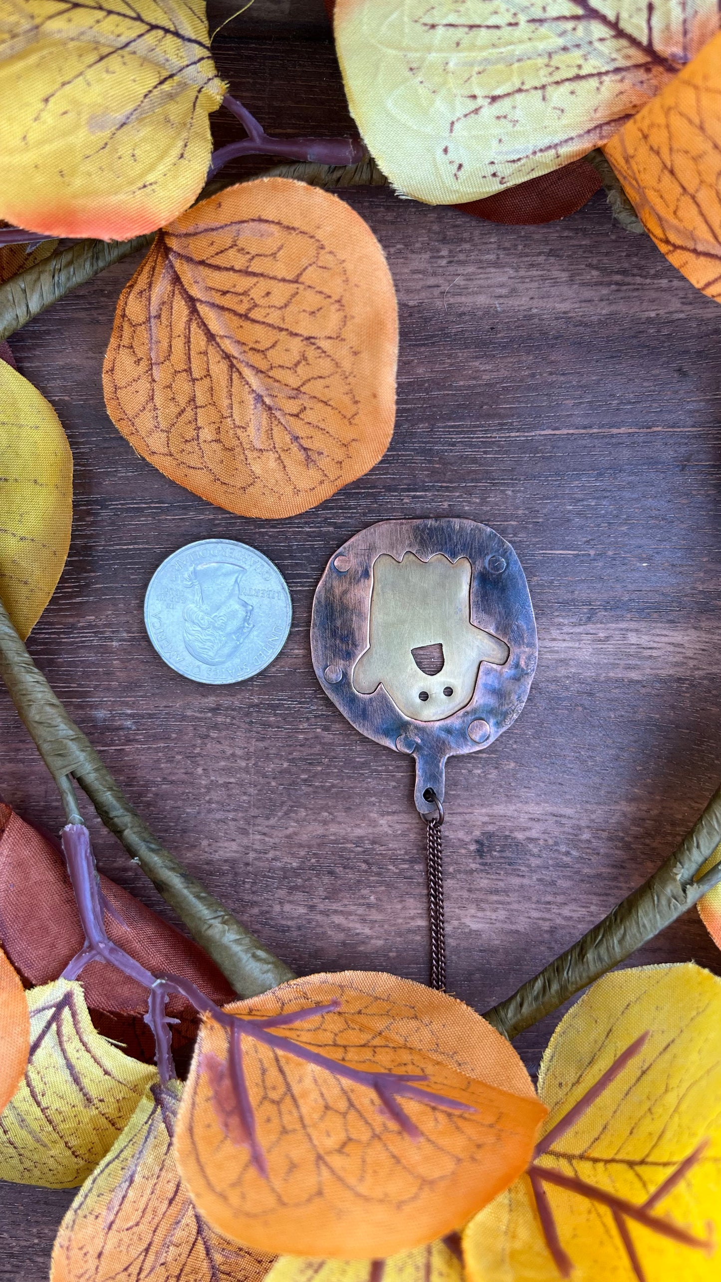 Ghost Pumpkin #2 Pendant