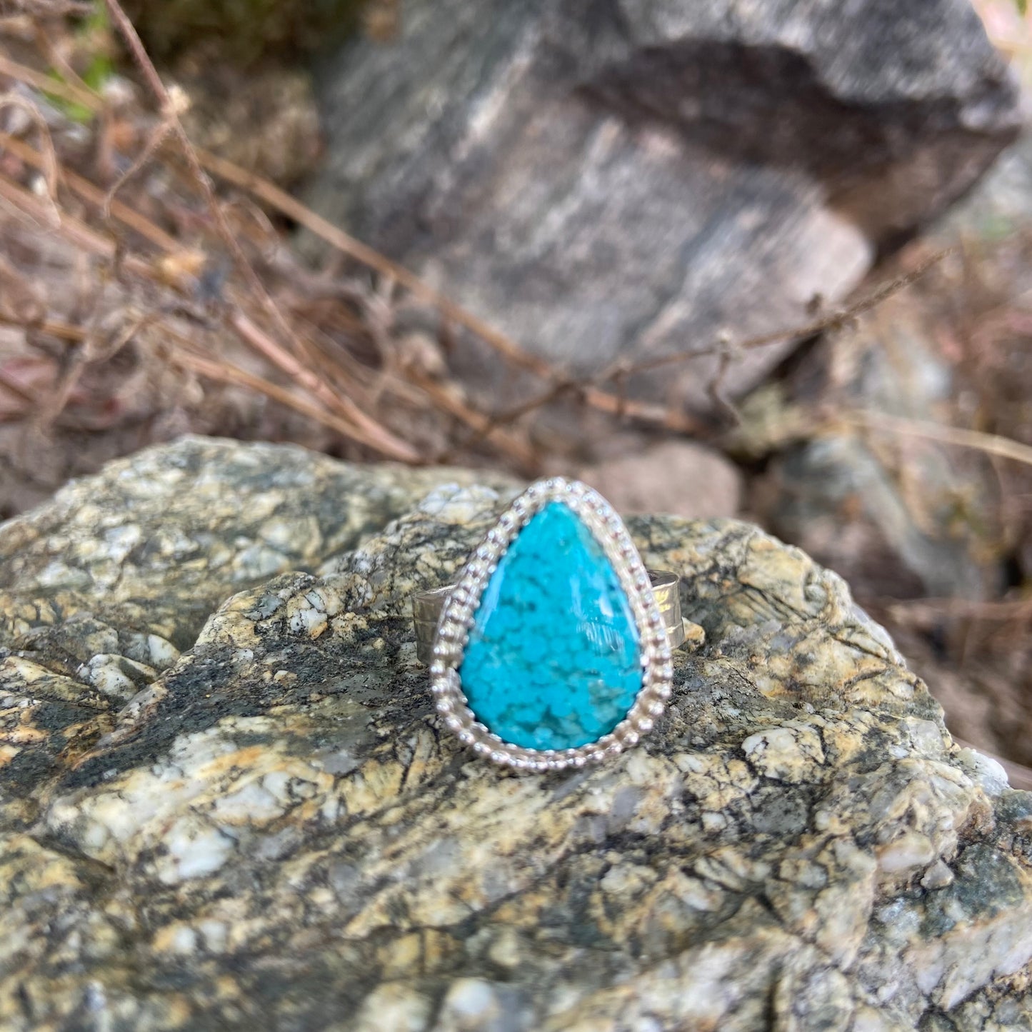 Teardrop Turquoise Ring