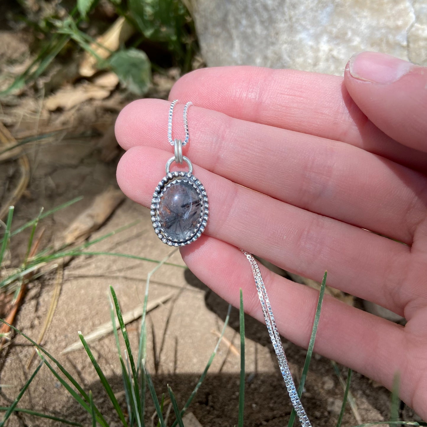 Rutilated Quartz Pendant