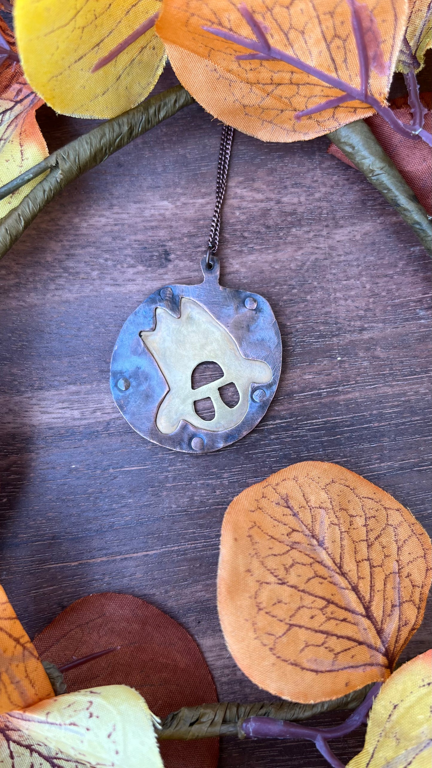 Ghost Pumpkin #3 Pendant