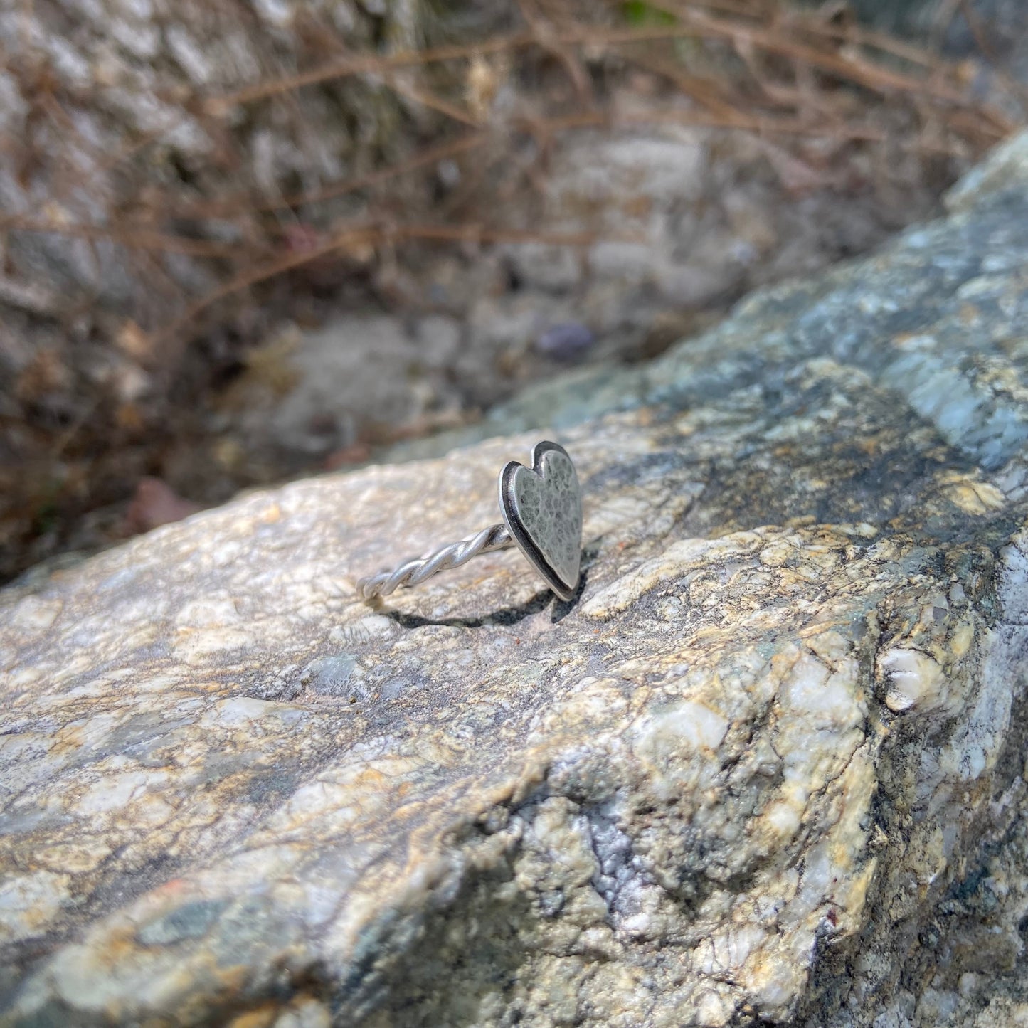 Double Heart Ring {Size 7)