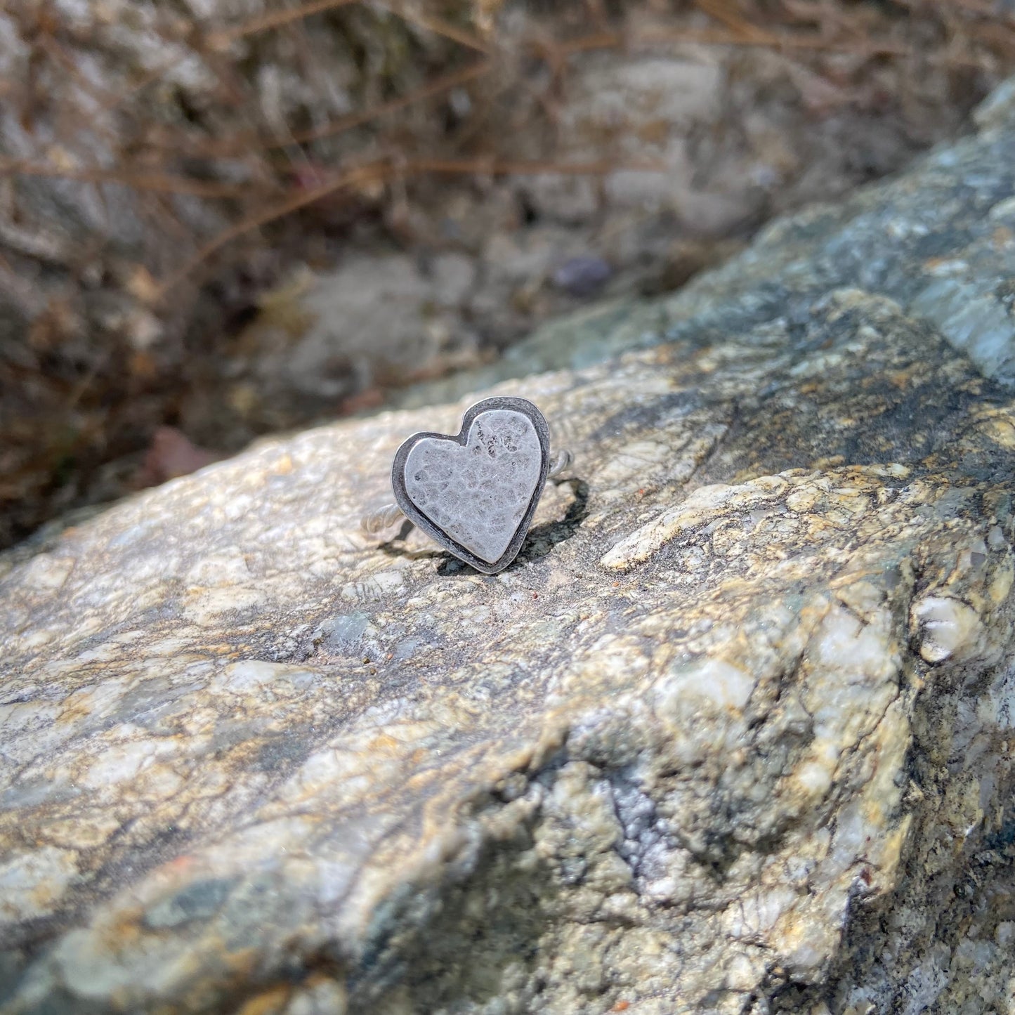 Double Heart Ring {Size 7)