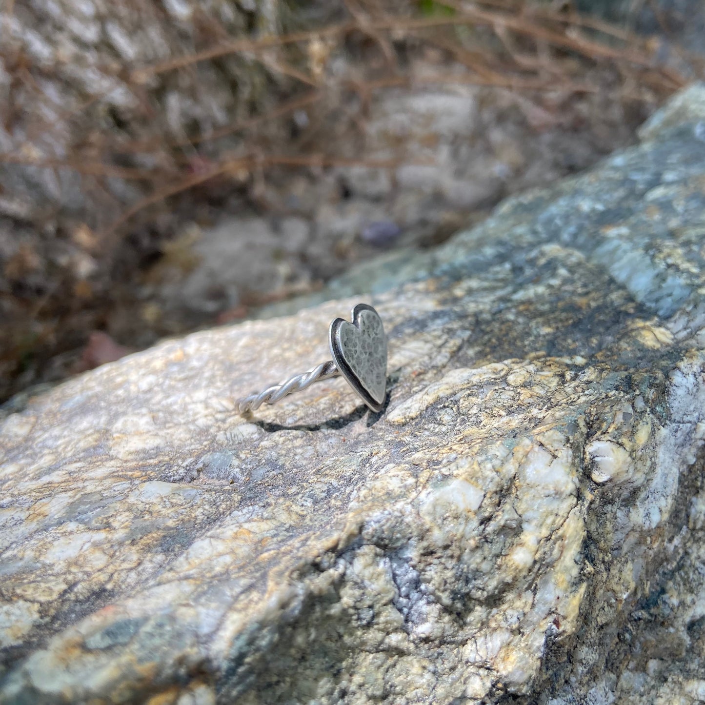 Double Heart Ring {Size 7)